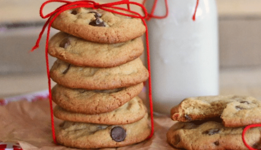 Cookies s čokoládou robené zo žĺtkov
