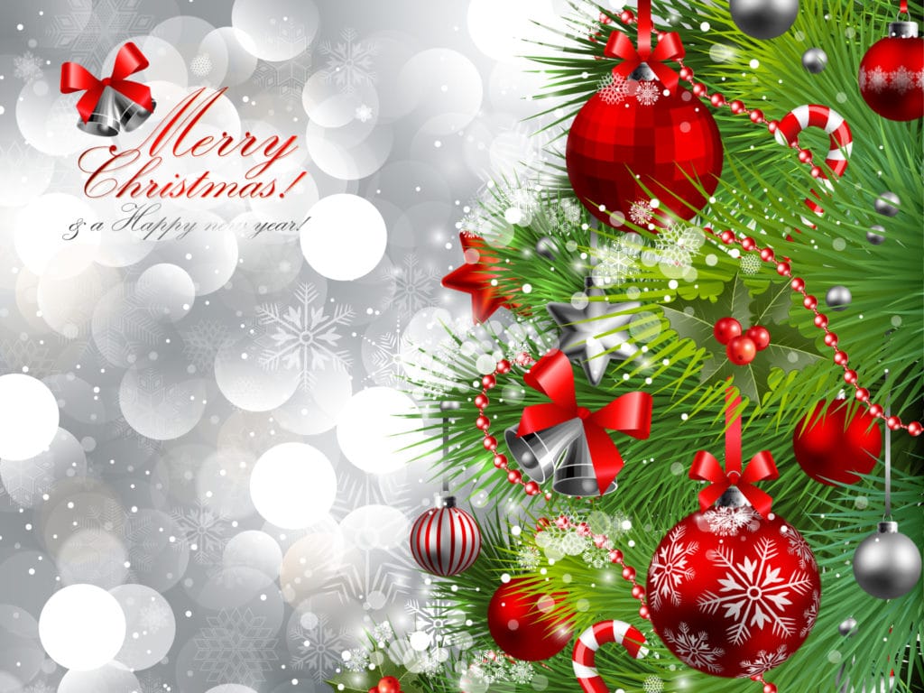 vianočný obrázok s prianím merry christmas