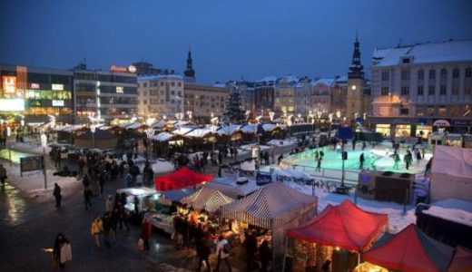 Vianočné trhy v Ostrave na Masarykovom námestí