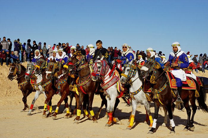 Vianočný saharský festival v Tunisku.