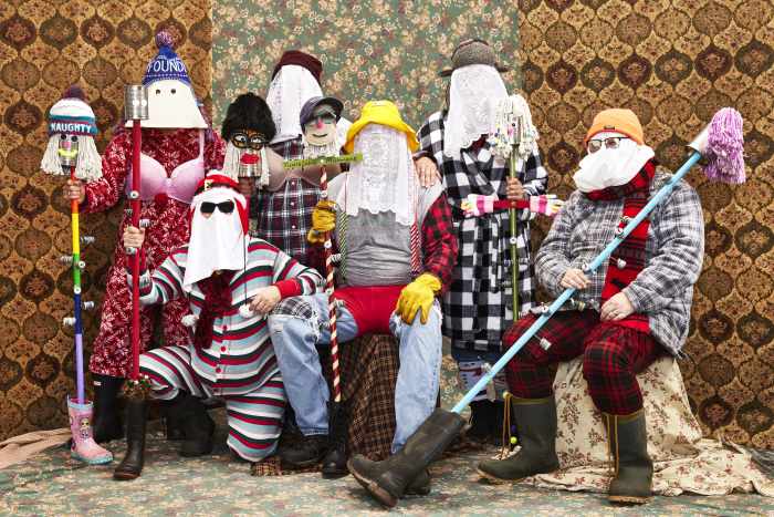 Tradičné prevleky v rámci mummeringu.