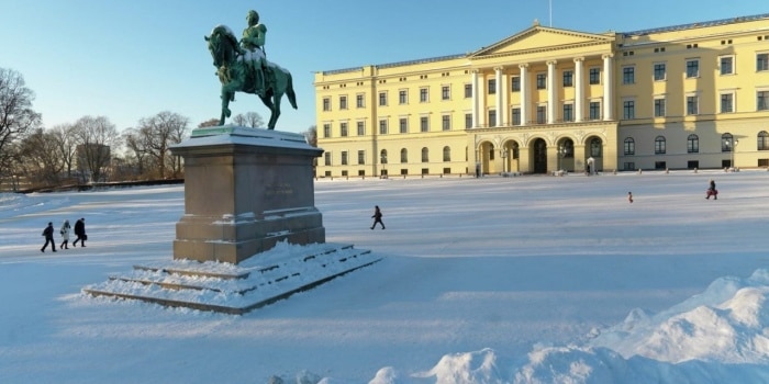 Kráľovský palác v Osle.