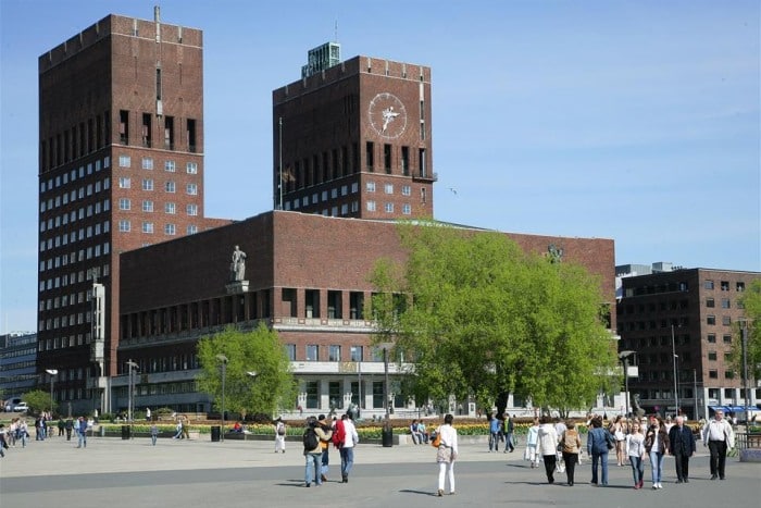 Budova radnice v Osle.