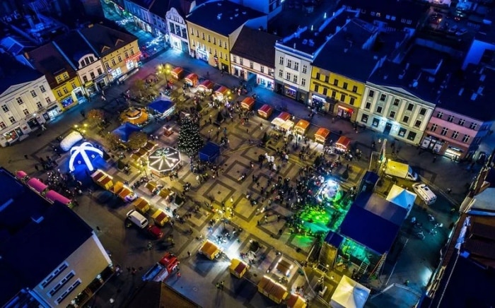 Vianočný jarmok v Rybniku.